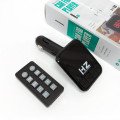 Автомобільний FM трансмітер Bluetooth HZ H6-12-24V модулятор із microSD, USB, Hands Free + Пульт