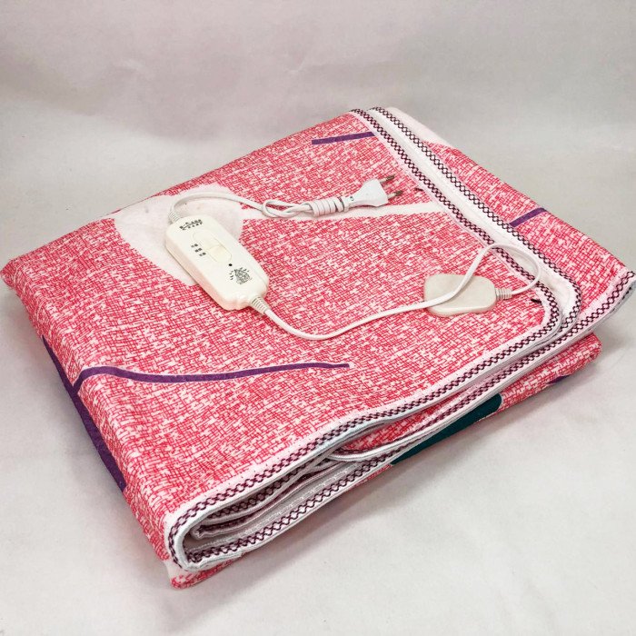 Електропростирадло електричне простирадло з підігрівом Electric Blanket 170х150см серця