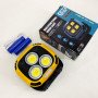 Прожектор ліхтар кемпінг W891-1-3COB(White+Yellow)+5SMD(Red) Power bank