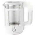 Чайник скляний електричний Edenberg EB-83558 1500Вт Електрочайник з підсвічуванням 2л White