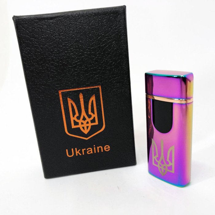 Електрична та газова запальничка Україна, акумуляторна запальничка спіральна HL-431. Колір: хамелеон