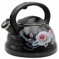 Емальований чайник Edenberg EB-12610 зі свистком та антипригарним покриттям 3л Flowers Емальований чайник Edenberg EB-12610 зі свистком та антипригарним покриттям 3л Flowers