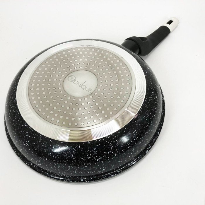 Сковорода UNIQUE UN-5135 24 см. Стійка до подряпин і скол сковорода, з антипригарним покриттям