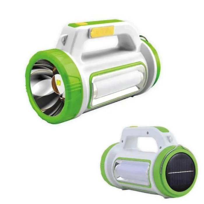Ліхтар переносний кемпінг 6088-LED+COB з функцією PowerBank, кемпінговий світильник. Колір: зелений
