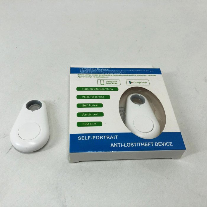Трекер-брелок Anti Lost, Брелок-мітка bluetooth, Брелок-трекер пошуковий, Мобільний брелок. Колір: білий