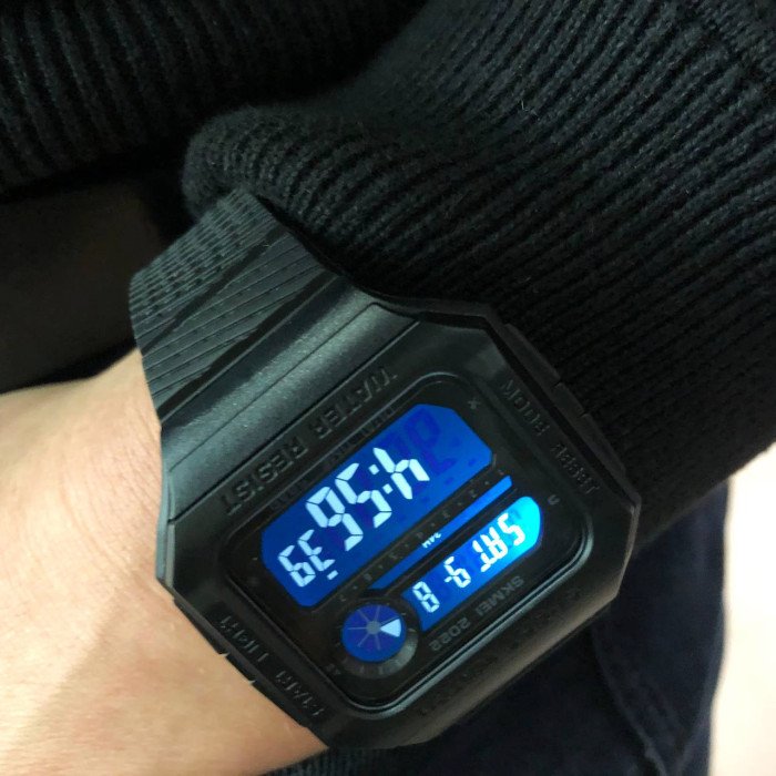 Годинник наручний чоловічий SKMEI 2022BKBK, армійський годинник протиударний, брендовий чоловічий годинник