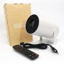 LED Проектор для дому портативний Смарт з WiFi, Bluetooth, Android 11, білий, 1280х720р
