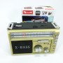Радіоприймач портативне радіо Golon RX-381 акумуляторний ретро стовпчик usb sd mp3 fm. Колір: жовтий