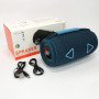 Bluetooth-колонка TG657 з RGB підсвічуванням 1500 mAh, музичні стовпчики для вулиці. Колір: синій