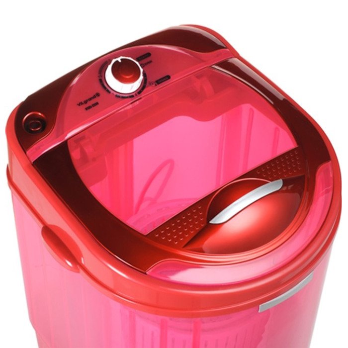 Пральна машина напівавтомат Vilgrand V135-2550. Колір: червоний