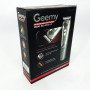 Бездротова машинка для стрижки волосся GEMEI GM-6112 акумуляторна, окантувальна машинка. Колір: сірий