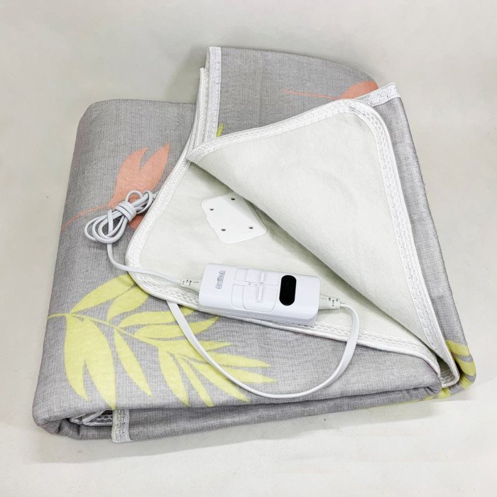 Електропростирадло електричне простирадло з підігрівом Electric Blanket 180х150см сірий