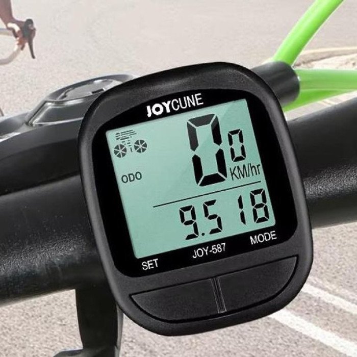 Велокомп'ютер SD-587 водонепроникний дротовий спідометр одометр велосипедний комп'ютер