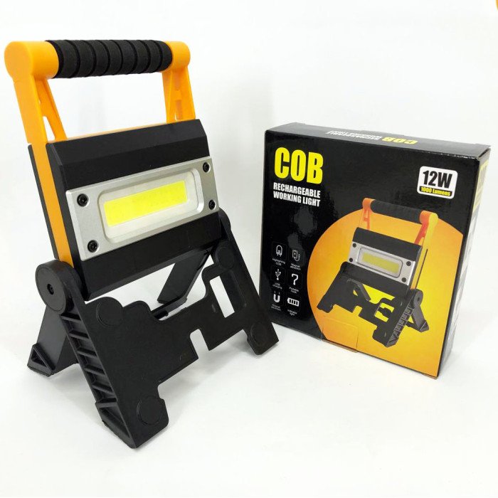 Ліхтар-прожектор акумуляторний BL MS 8006 7858 ручний, акумуляторний ліхтар кемпінговий, лампа