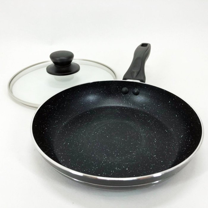 Сковорода з кришкою та антипригарним покриттям UNIQUE UN-5162 20 см, Сковорода фірмова для приготування