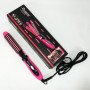 Плойка-праска 3в1 Gemei GM-2922, Сучасні щипці для завивки волосся, Прилад для завивки. Колір: рожевий
