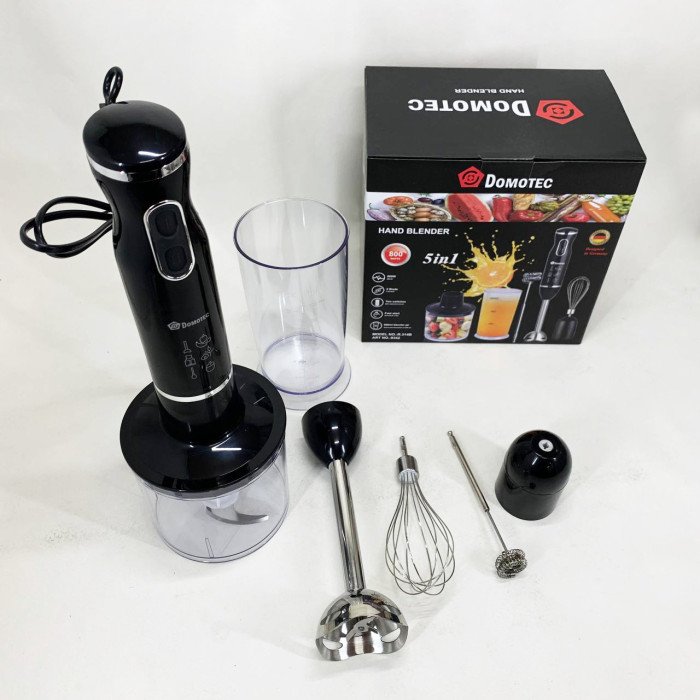 Блендер Domotec R.314B занурювальний 5 в 1800 Вт