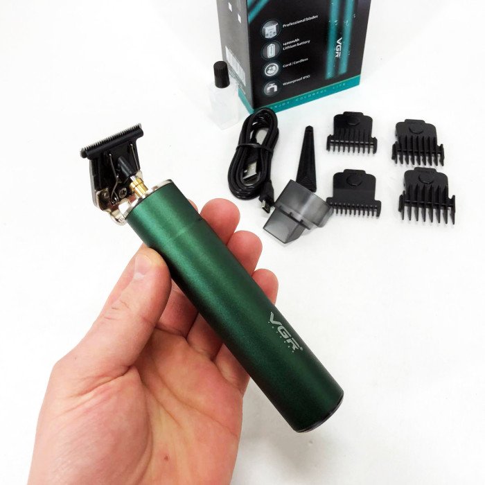 Машинка для стрижки акумуляторна VGR V-186 триммер для волосся та бороди