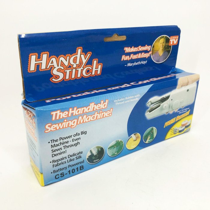 Портативна міні-швейна машинка HANDY SWITCH CS-101B, Ручна швейна машинка зручна компактна