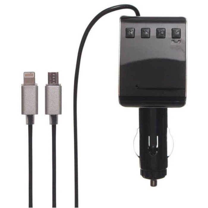 FM модулятор HZ H22 BT для авто з Bluetooth, Авто трансмітер від прикурювача, Bluetooth фм передавач