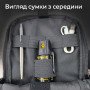 Тактична сумка на плече з кобурою, система MOLLE, патч-панель, Cordura