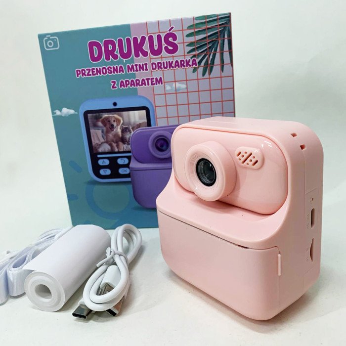 Дитячий фотоапарат миттєвого друку S1 Pink