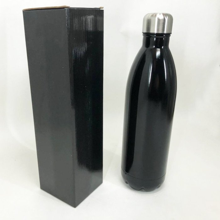 Термос UNIQUE UN-1024 1 л, Термос похідний, Термос для риболовлі, Термос для кави. Колір: чорний