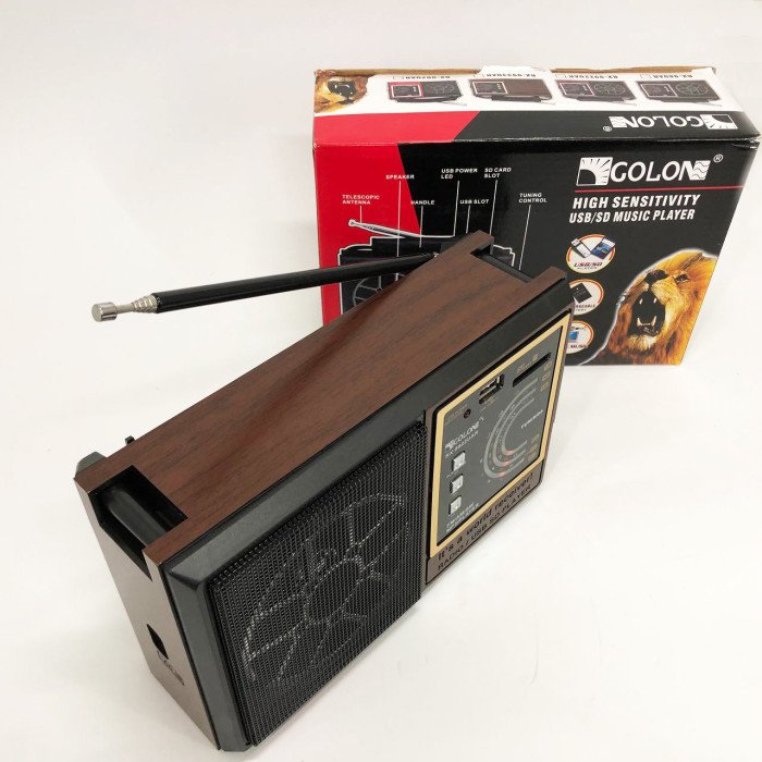 Радіоприймач Акумуляторний GOLON RX-9922UAR, Всехвильовий радіоприймач професійний