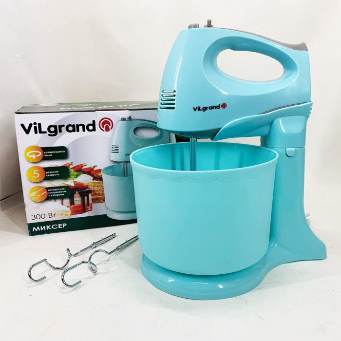 Міксер ViLgrand VHM3017B. Колір: блакитний