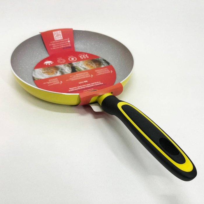 Сковорода Magio MG-1177 із мармуровим антипригарним покриттям 24 см, сковорода зручна на кухню