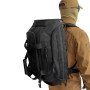 Тактична дорожня сумка-рюкзак 2 в 1 — зміцнена, універсальна чорна