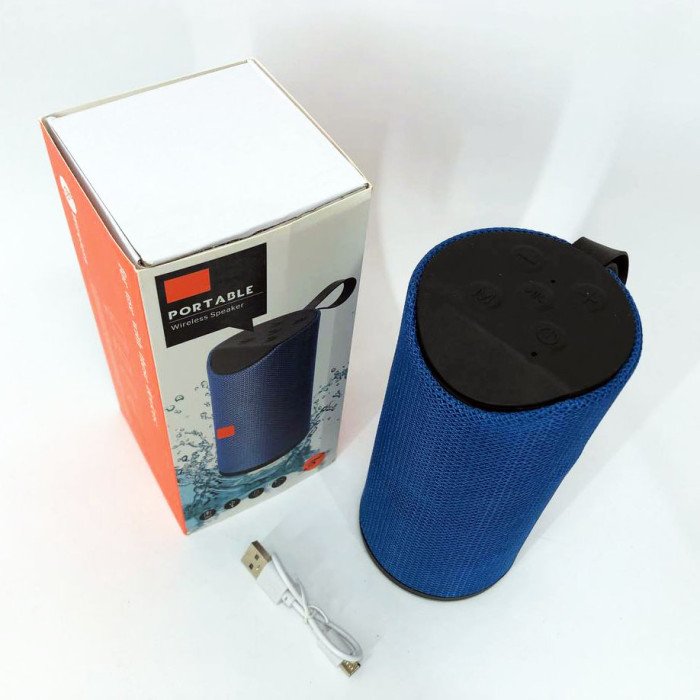 Колонка портативна bluetooth вологостійка JBL TG-113 (аналог). Колір синій