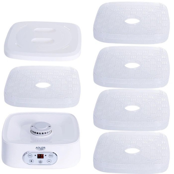 Сушарка електрична для овочів фруктів грибів та м'яса Adler AD 6658 дегідратор 550Вт