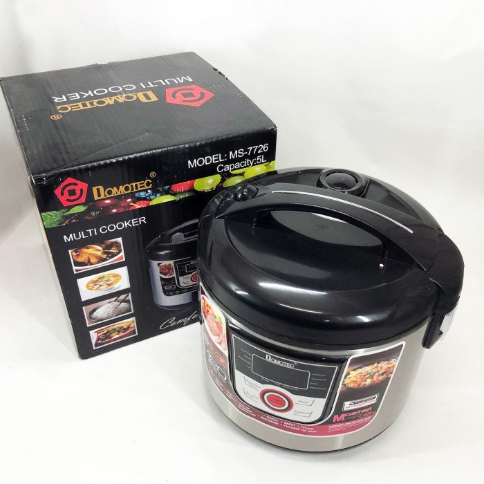 Мультиварка електрична пароварка рисоварка Domotec MS-7726 5л/12 програм Майстер Шеф 1500 W