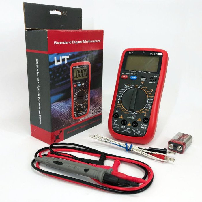 Мультиметр цифровий Digital UT61A професійний вольтметр тестер для дому, електронний мультиметр