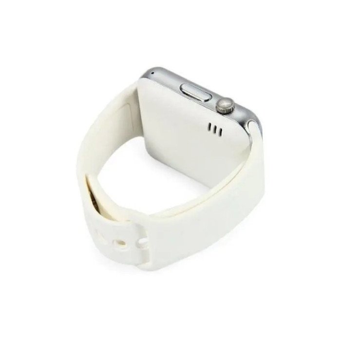 Смарт-годинник Smart Watch A1 розумний електронний зі слотом під sim-карту + карту пам'яті micro-sd. Колір: білий
