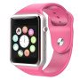 Смарт-годинник Smart Watch A1 розумний електронний зі слотом під sim-карту + карту пам'яті micro-sd. Колір: рожевий