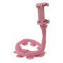 Гнучкий тримач для телефону з універсальними присосками Cute Worm Lazy Holder. Колір: рожевий