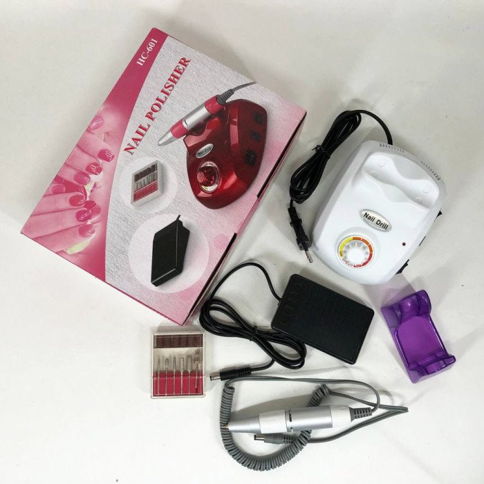 Фрезер для манікюру та педикюру Drill Pro Nail Drill, 30000 об/хв, фрезер для нігтів. Колір: білий