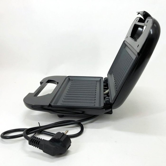 Гриль притискний Rainberg RB-2249, домашній гриль для шаурми, електрогриль для стейків