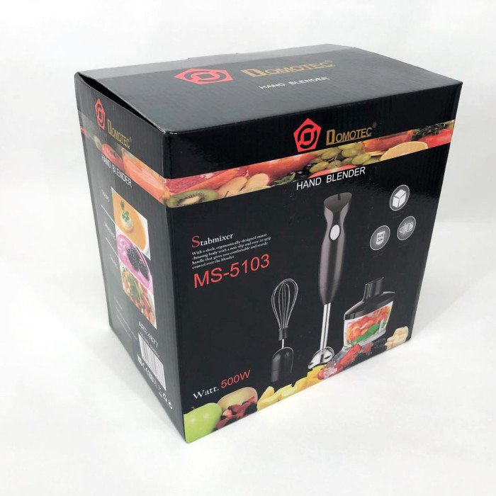 Подарунковий набір: сендвічница DOMOTEC MS-7777 + Блендер DOMOTEC MS-5103