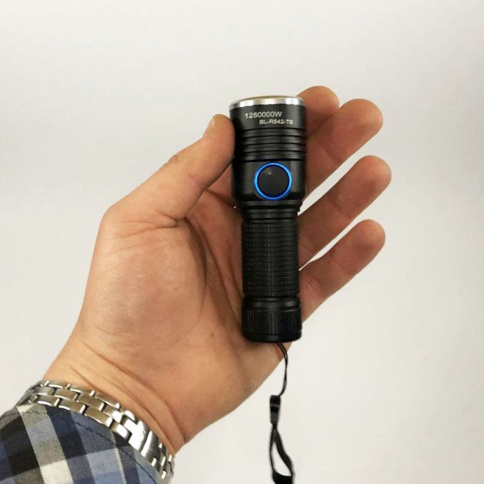 Компактний ручний ліхтарик Bailong R482/R842-T6, водонепроникний ліхтарик, лед ліхтар переносний