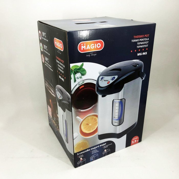Термопот MAGIO MG-965, термопот електричний побутовий для підігріву води, розумний чайник