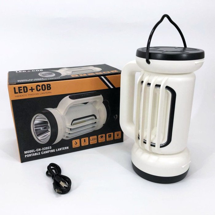 Потужний акумуляторний Ліхтар кемпінговий з функцією Power Bank CH-22023, ліхтарі для кемпінгу