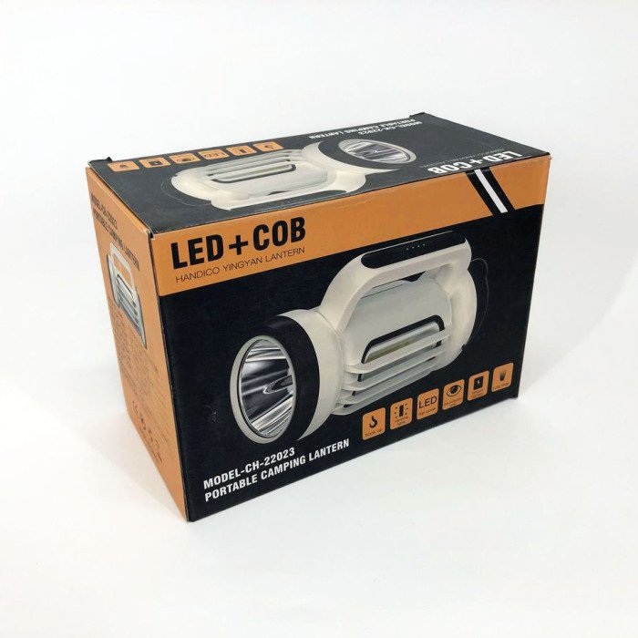 Потужний акумуляторний Ліхтар кемпінговий з функцією Power Bank CH-22023, ліхтарі для кемпінгу
