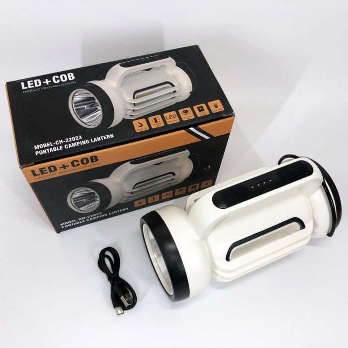 Потужний акумуляторний Ліхтар кемпінговий з функцією Power Bank CH-22023, ліхтарі для кемпінгу