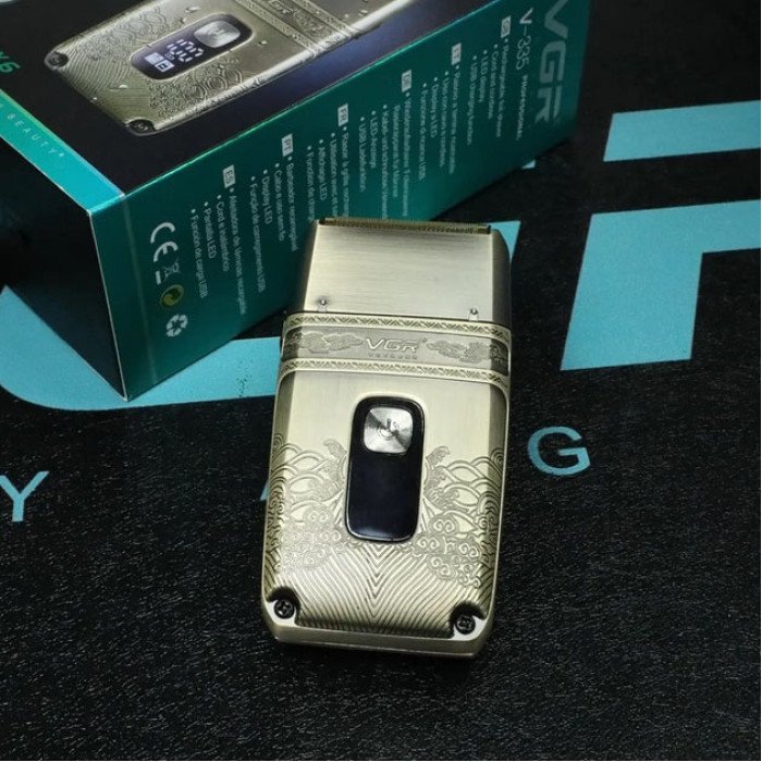 Професійна електробритва Шейвер VGR V-335 Shaver з трьома ножовими блоками, бритва для бороди