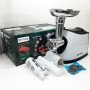 Електром'ясорубка з соковижималкою Rainberg RB-674 3000W, електром'ясорубка для шатківниці, потужна м'ясорубка