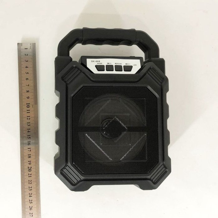 Бездротова портативна колонка Bluetooth YF-668BT. Колір: чорний