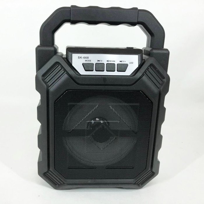 Бездротова портативна колонка Bluetooth YF-668BT. Колір: чорний